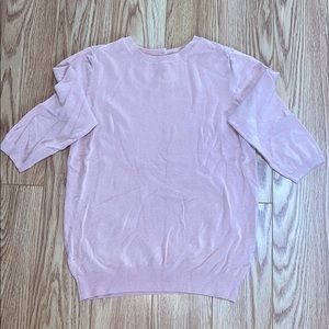 Marshall’s Brand Pink 3/4 Sleeve Sweater